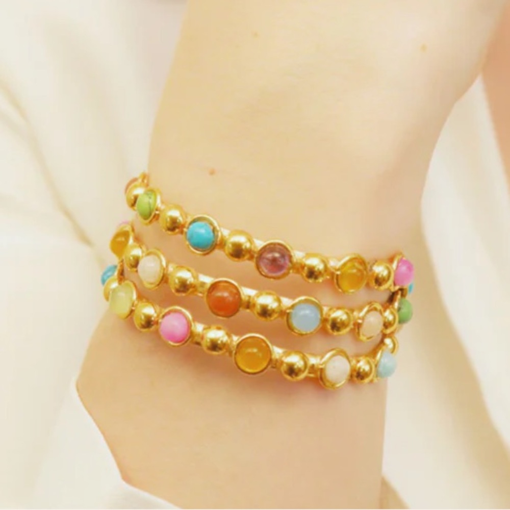 Sylvia Toledano Multicolor Talitha Cuff Bracelet